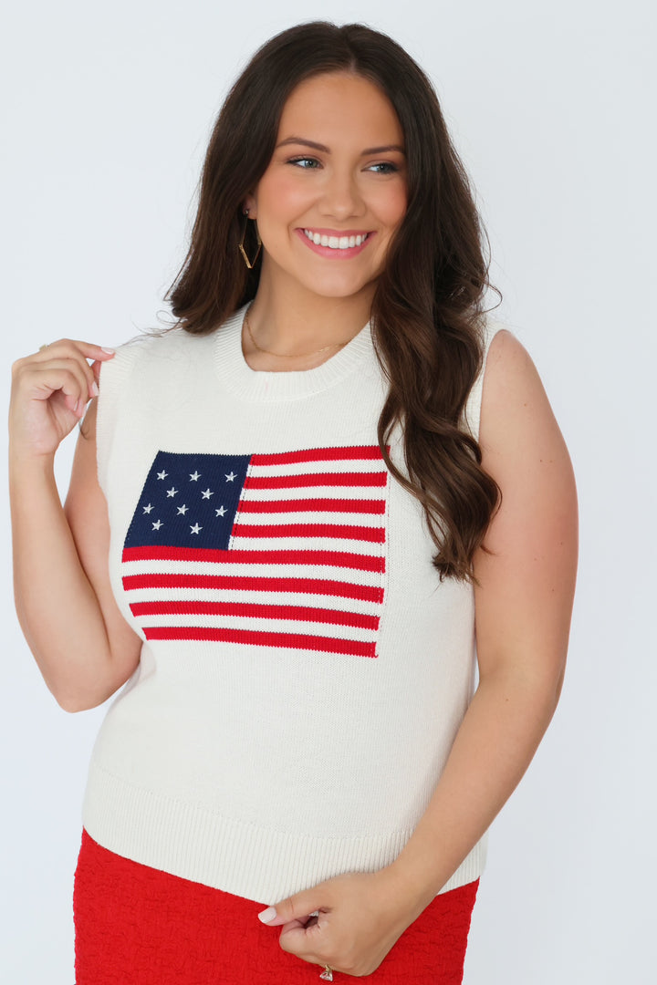 Americana Sweater Tank (FINAL SALE)