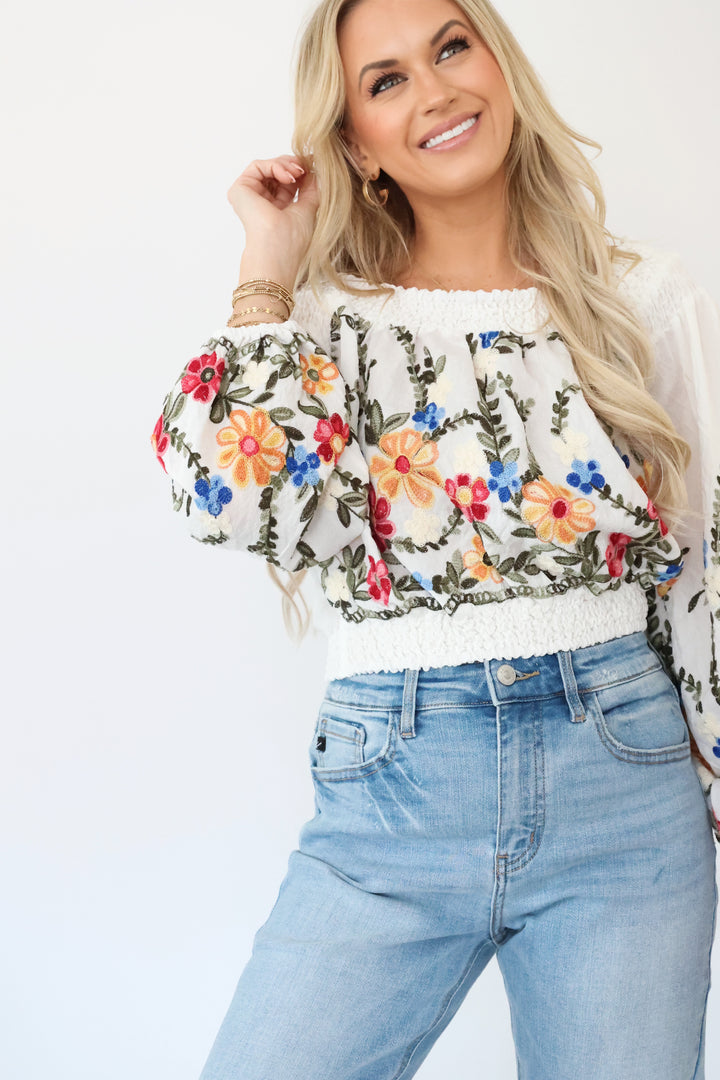 Stagecoach Crop Top