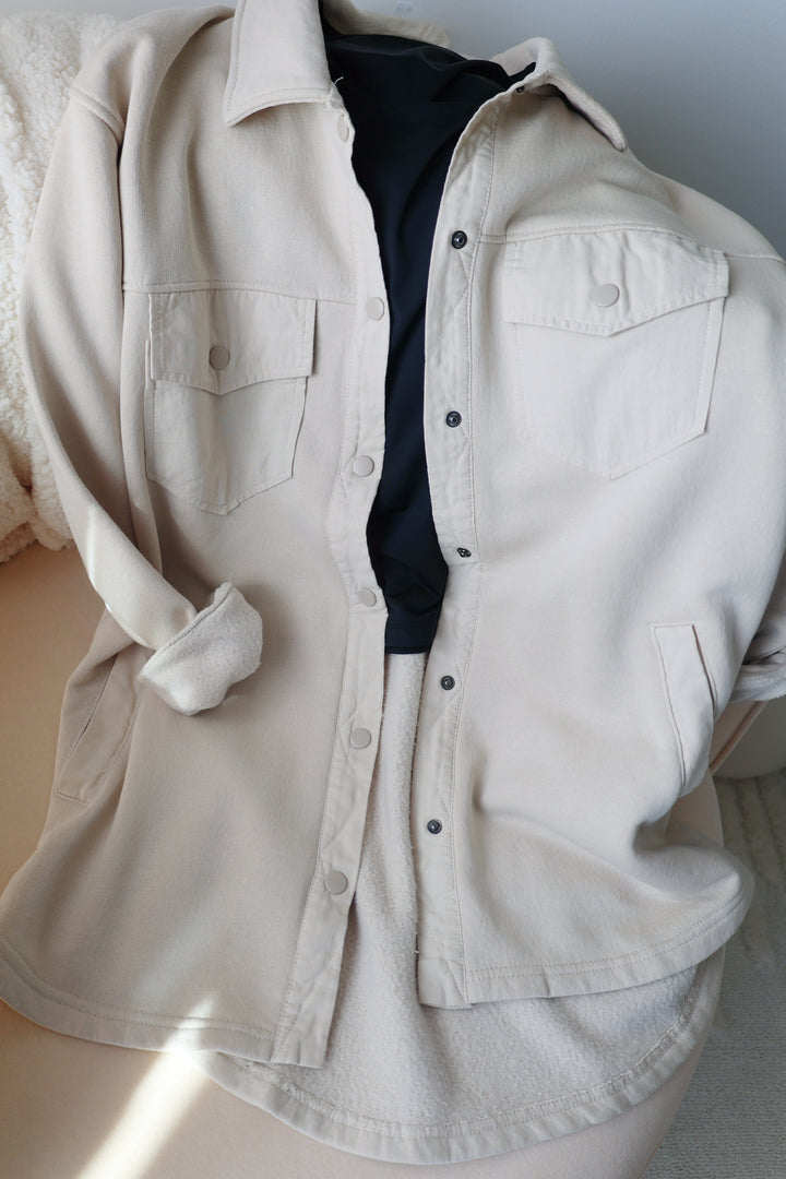 In A Snap Shacket- Natural