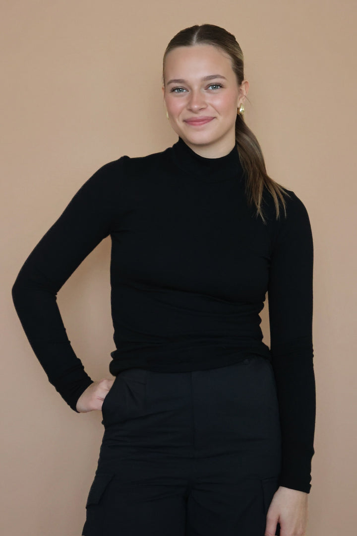 Perfect Turtleneck- Black