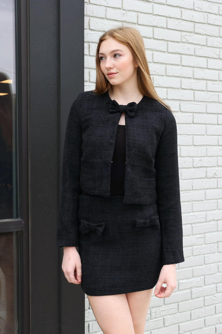 Featherson Jacket- Black