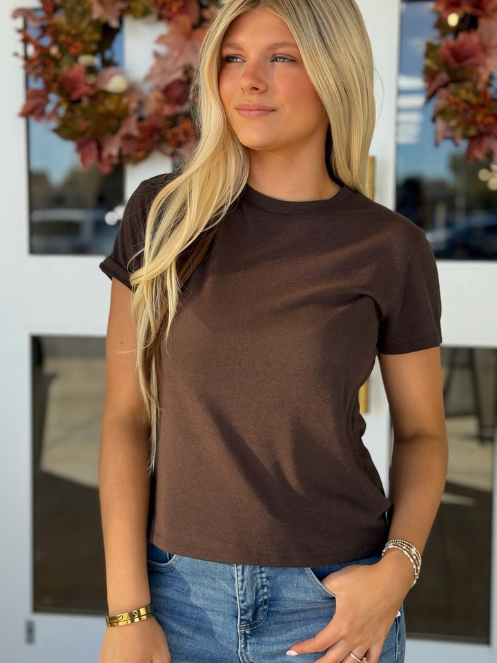 Tourist Tee- Cocoa Bean