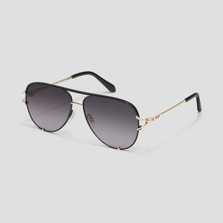 Quay - Black/Smoke High Key Twist Sunglasses