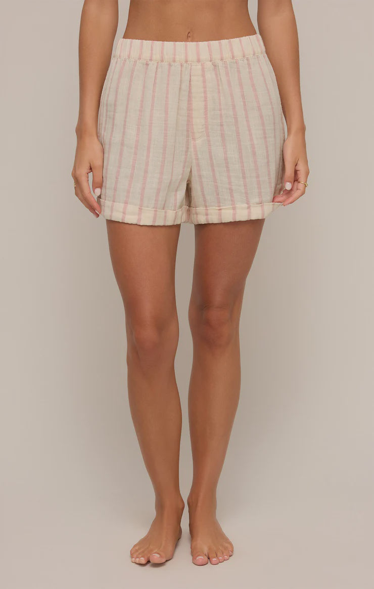 Morning Stripe Short - Bone