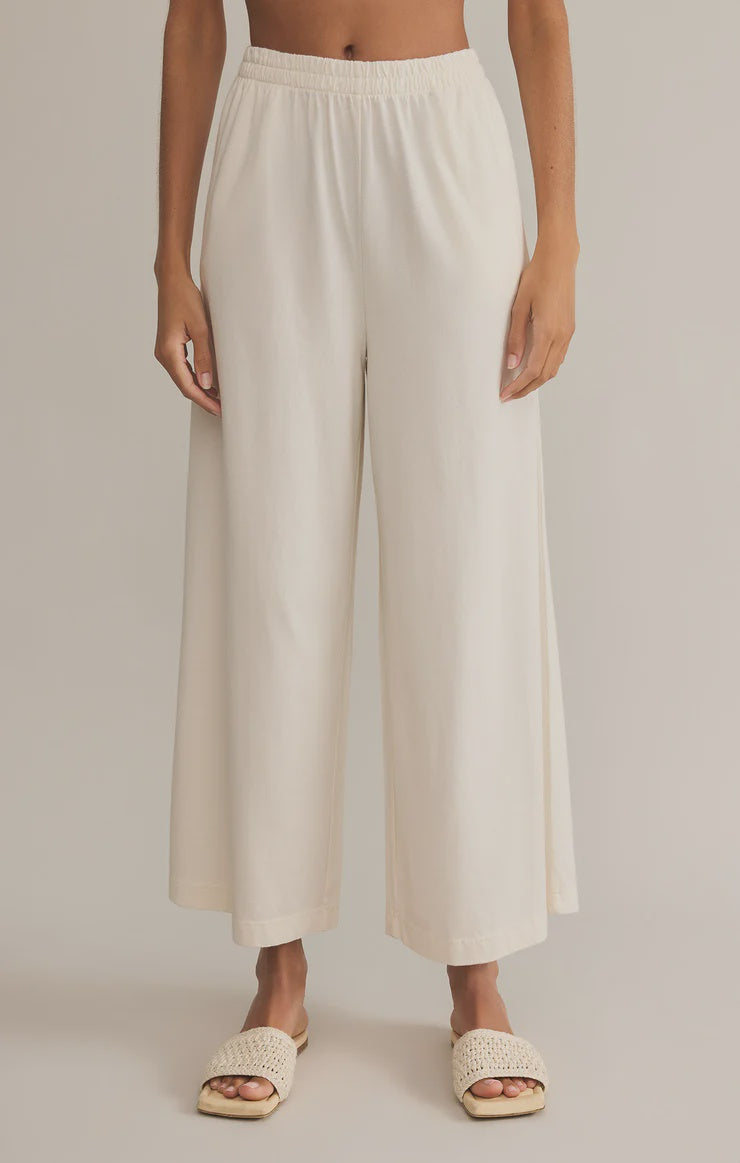 Scout Jersey Flare Pant - Sea Salt