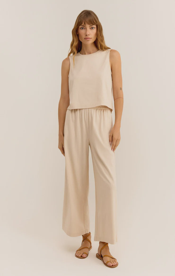 Scout Jersey Flare Pant - Sandshell (FINAL SALE)