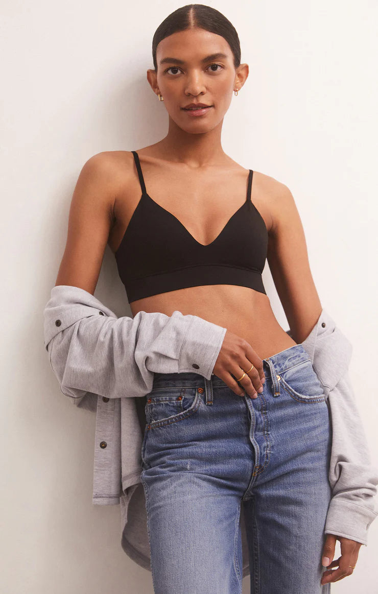 Kendra So Smooth Bralette - Black