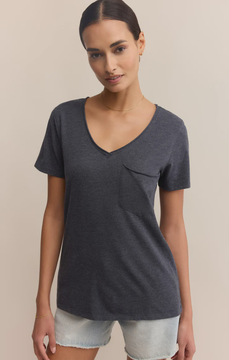 Modern Pocket Tee- Eclipse