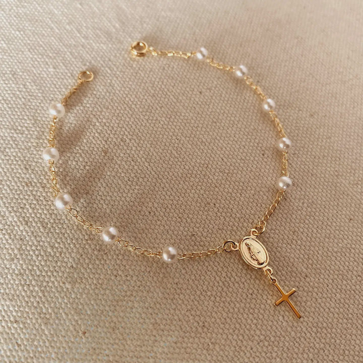 Spiritual Pearl Bracelet