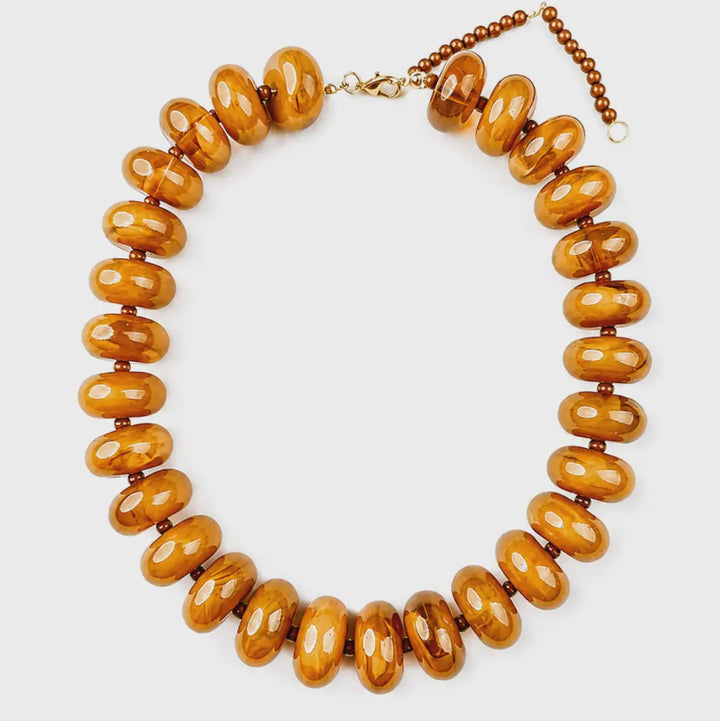 Polished Bead Necklace