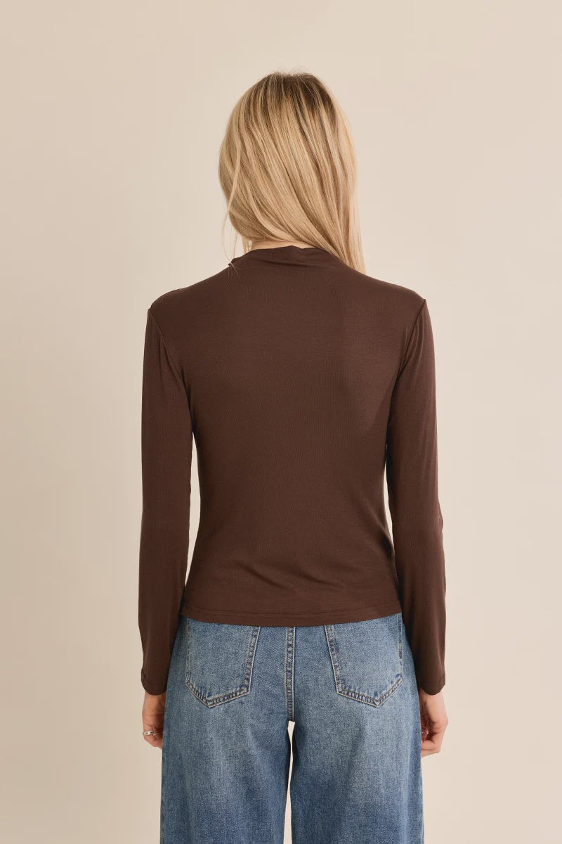 Patrice Top- Chocolate