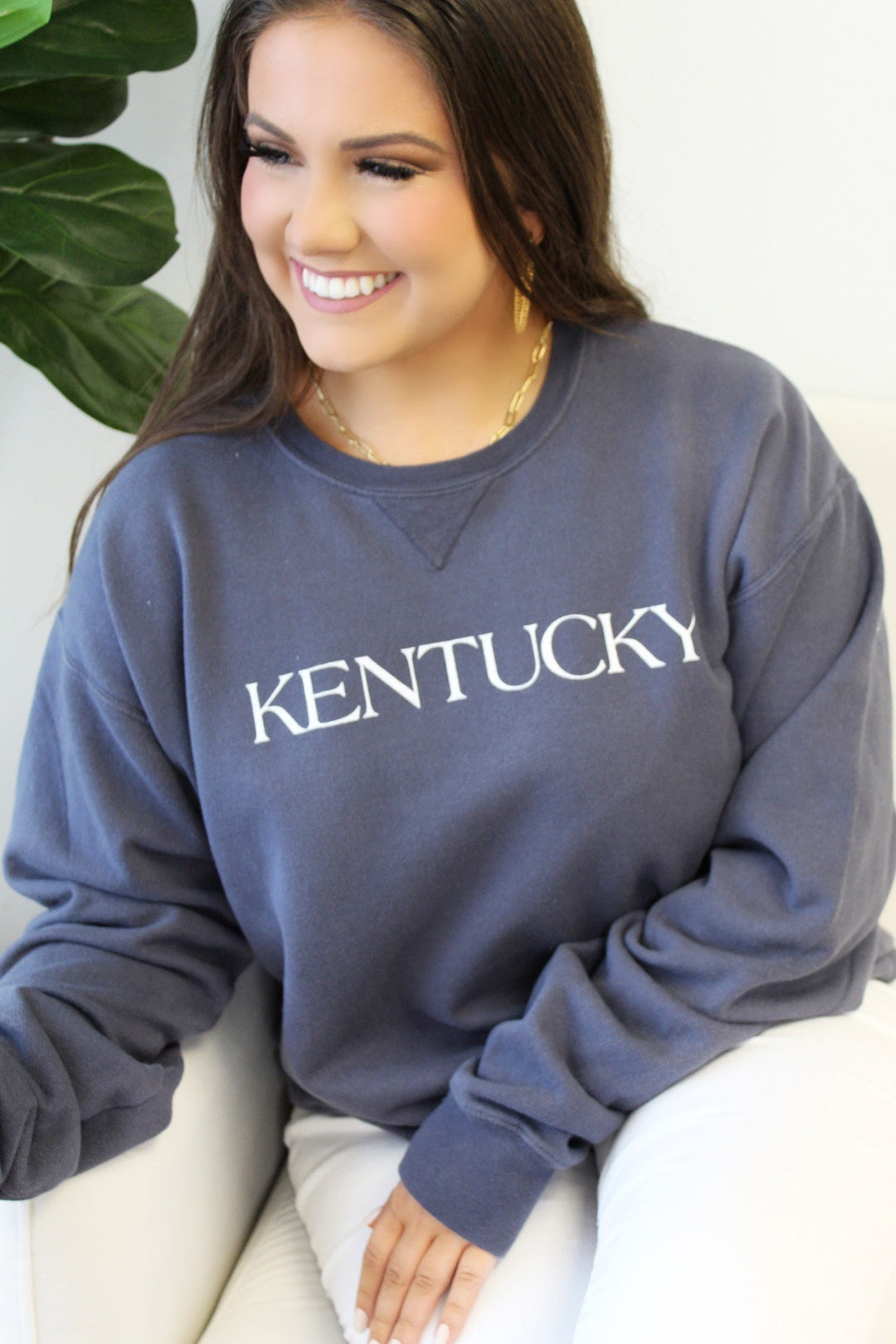 The Best Kentucky Sweatshirt- Navy