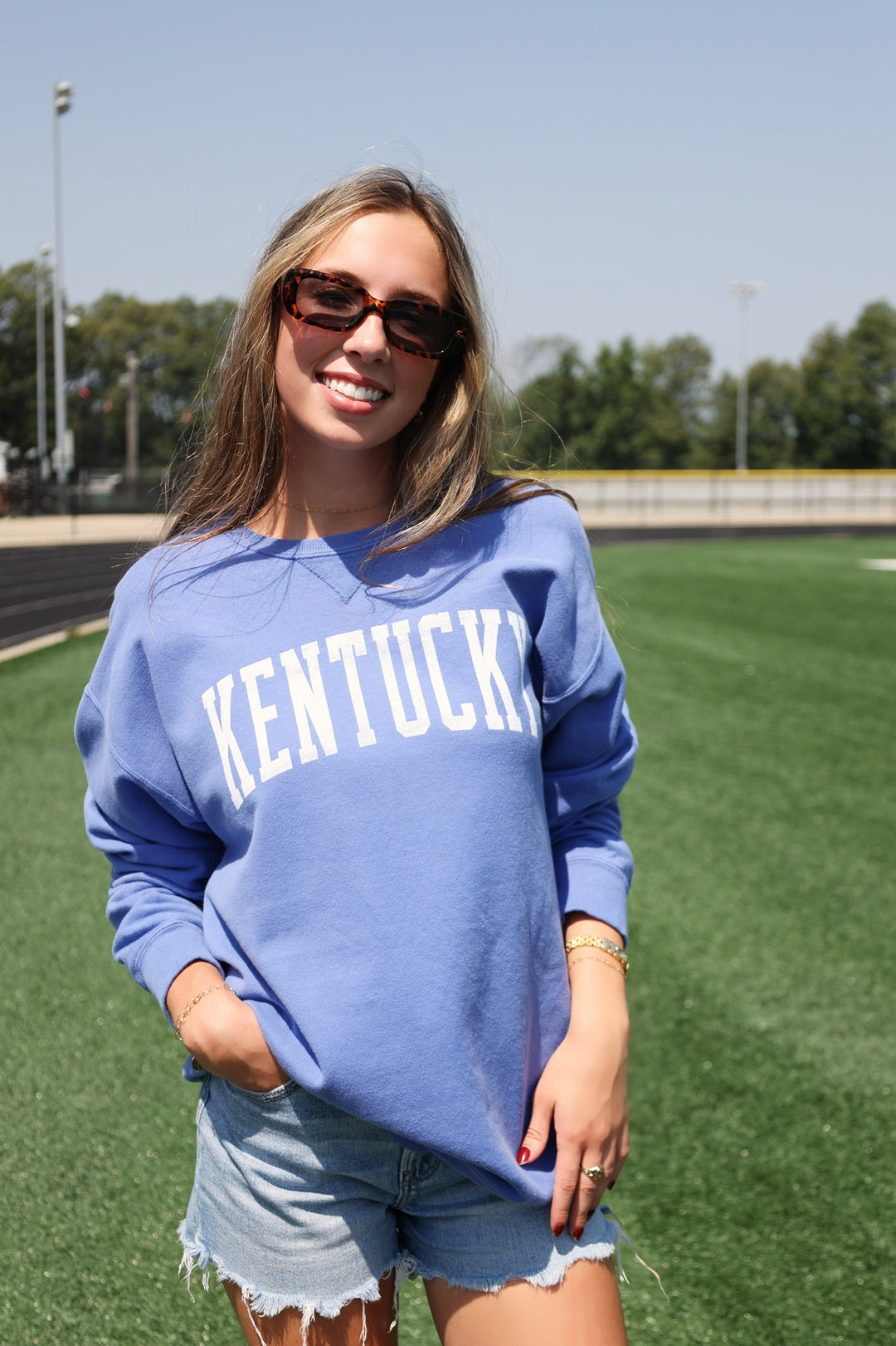 Kentucky Color Sweashirt- Blue