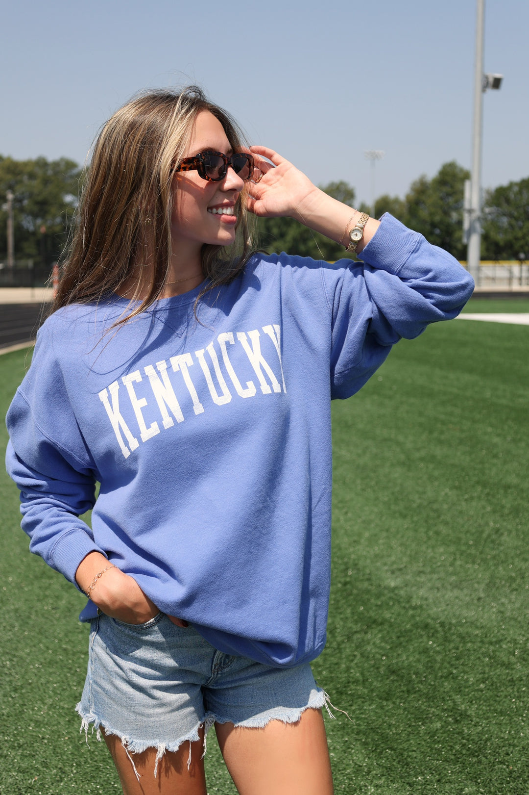 Kentucky Color Sweashirt- Blue