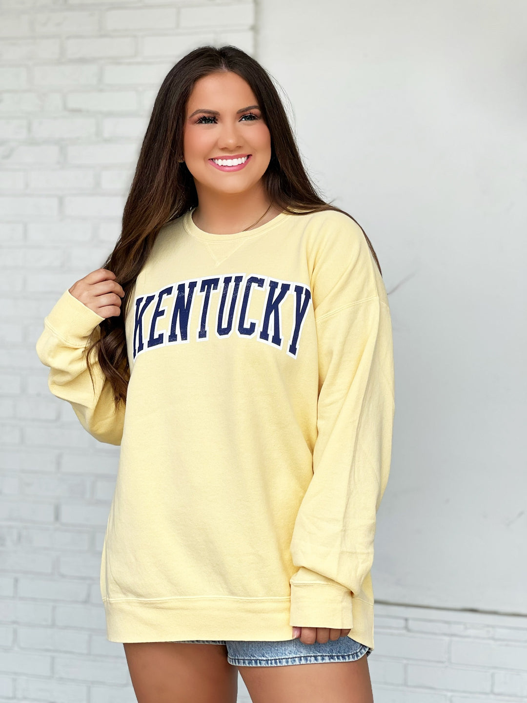 Kentucky Colorful Sweatshirt- Yellow