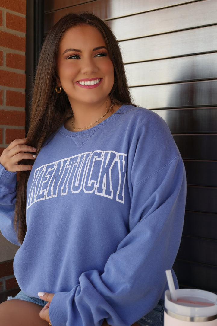 Kentucky Color Sweashirt- Blue