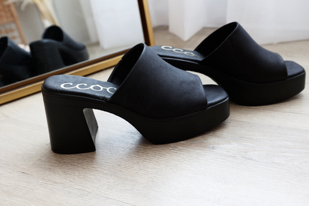 Monica Mules - Black(FINAL SALE)