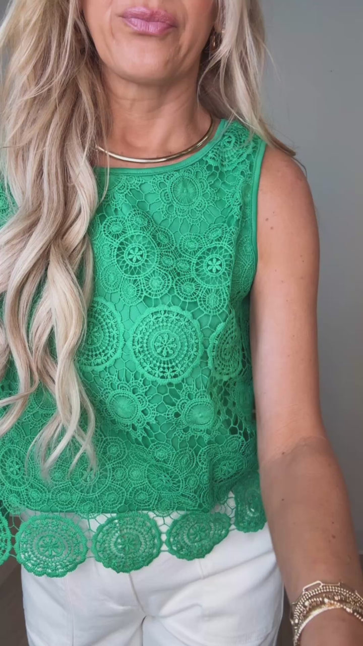 Daisy Lace Top