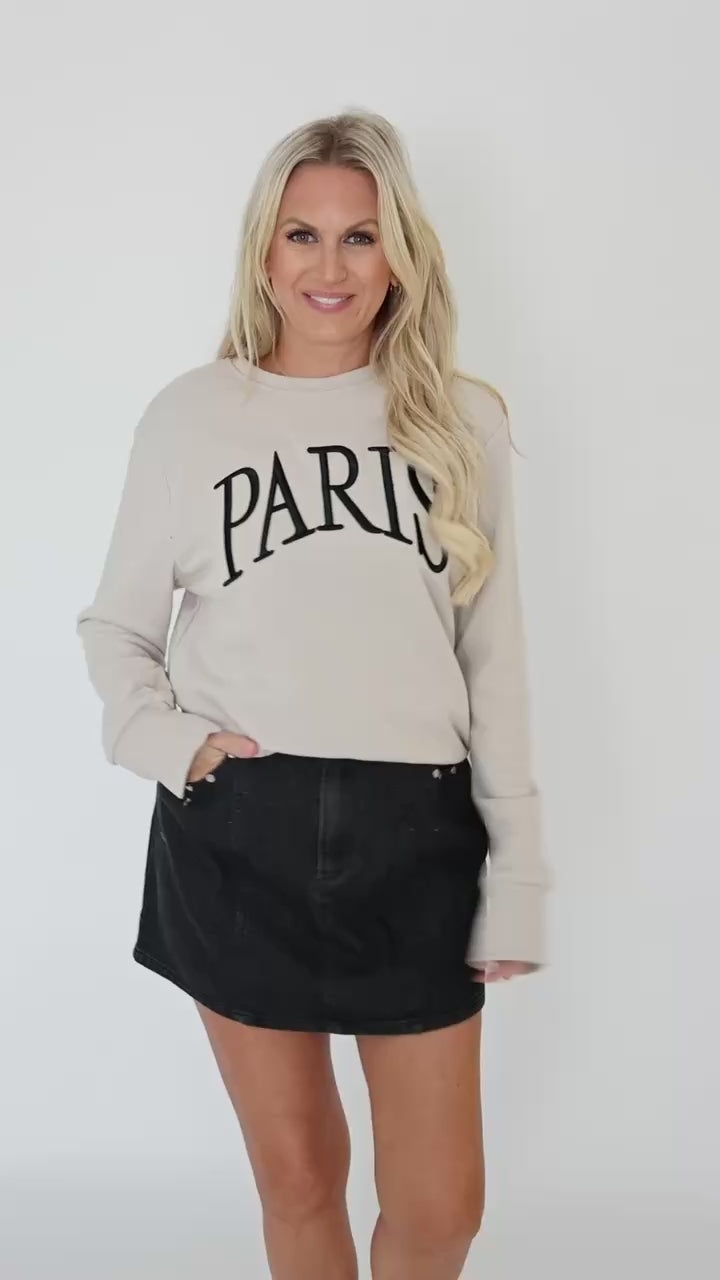 Paris Girl Sweatshirt