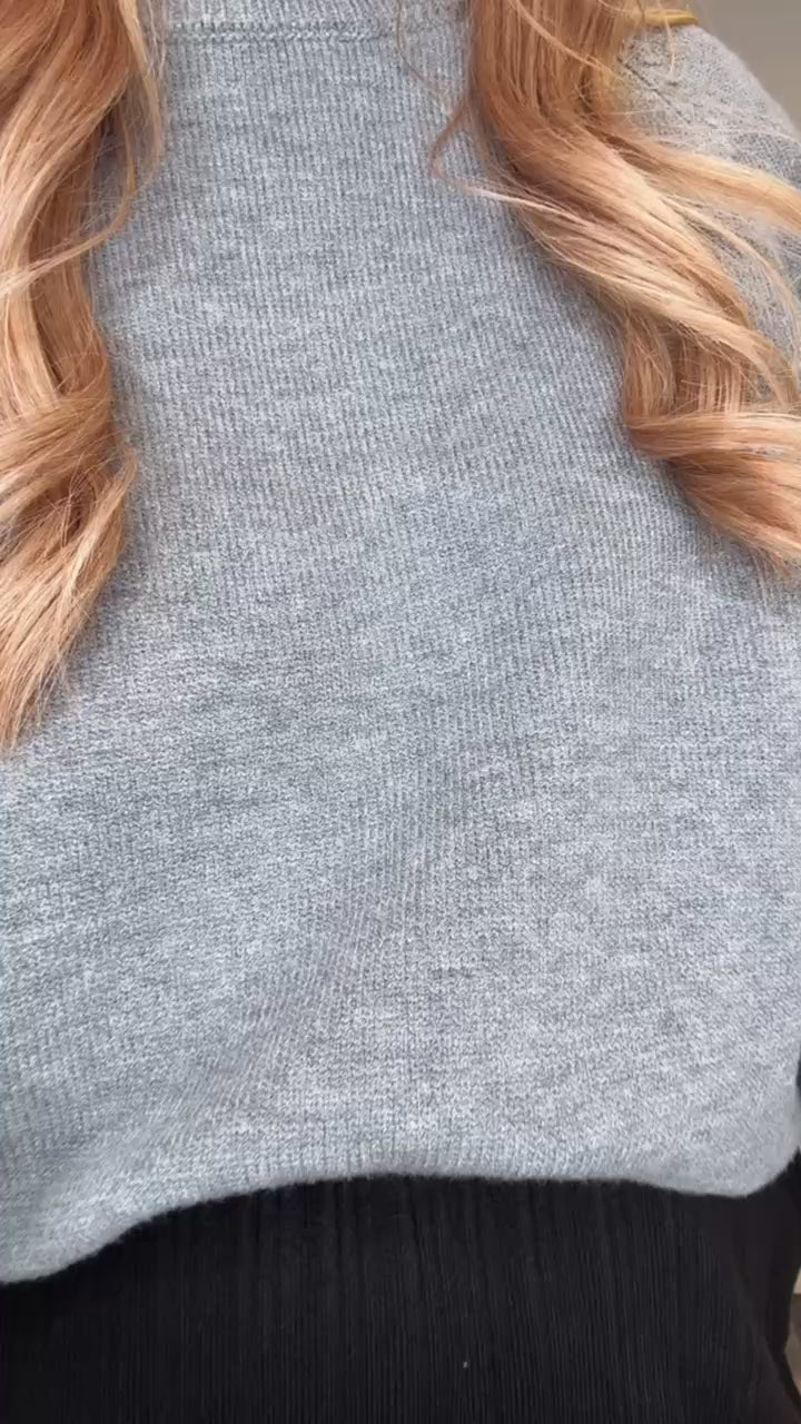 Bailey Crew Neck Sweater- Soft Mocha