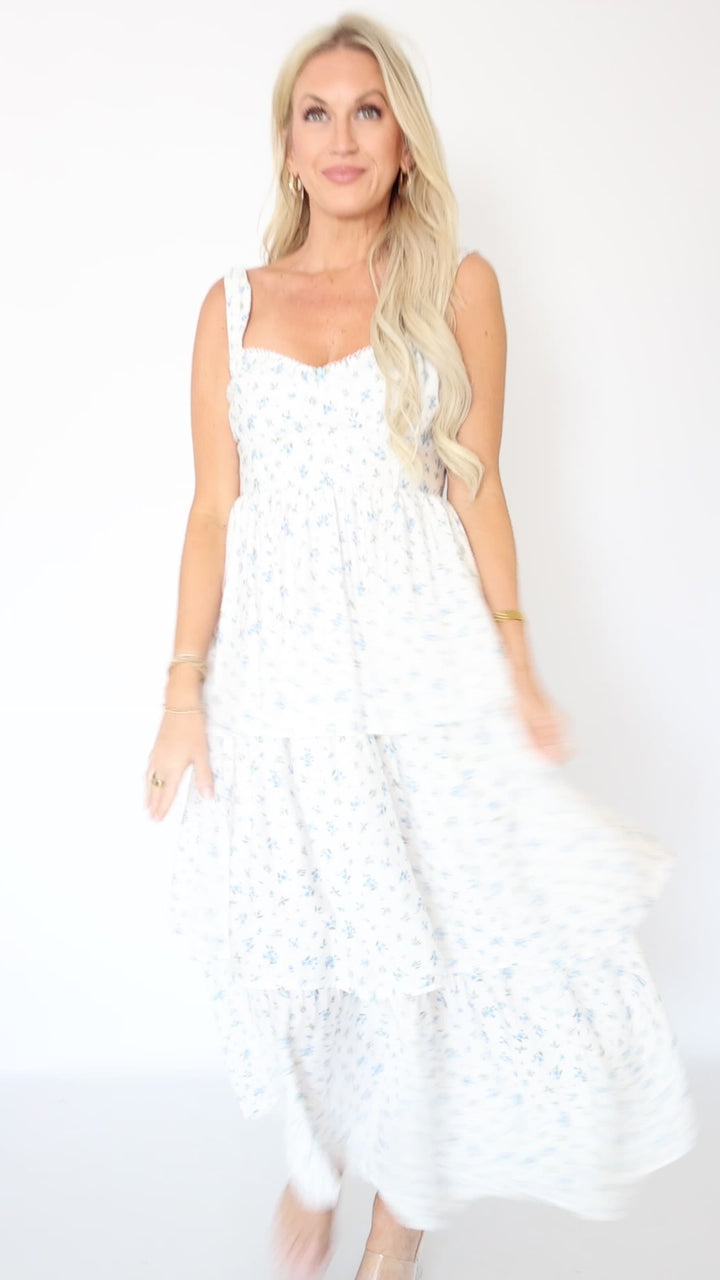 Elsie Floral Midi Dress