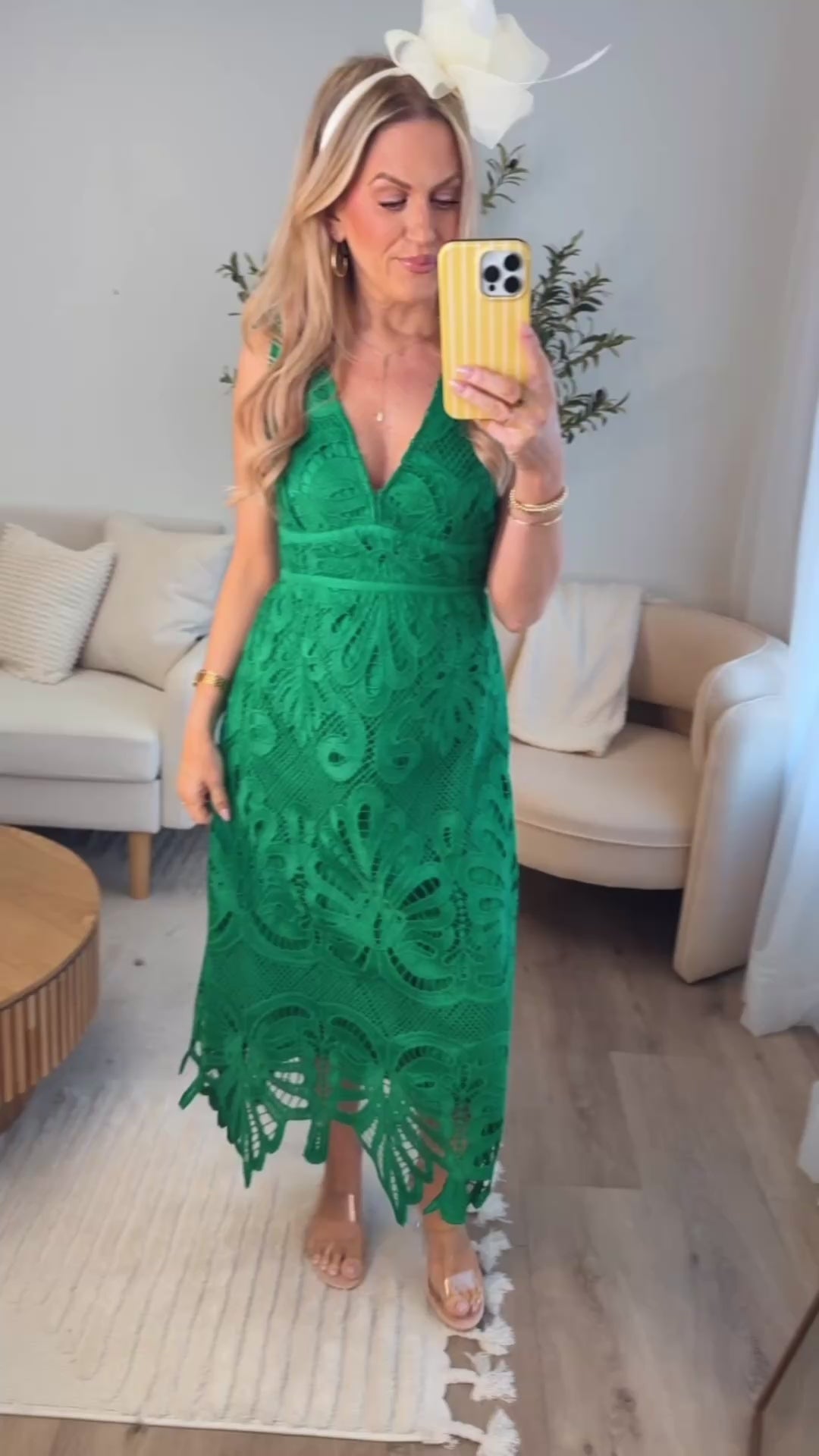 Laci Lace Midi Dress