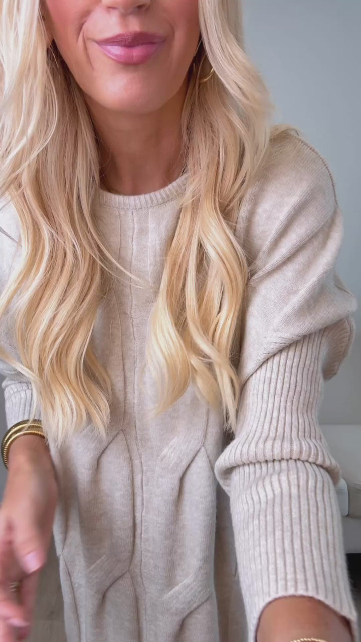 Heavenly-Luxe Cable Sweater