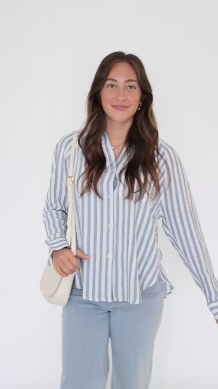 The Perfect Linen Top - Boathouse