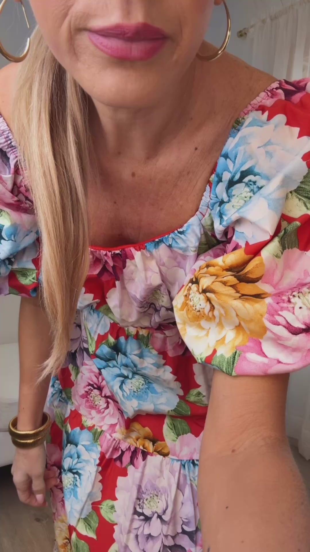 Caroline Floral Maxi Dress