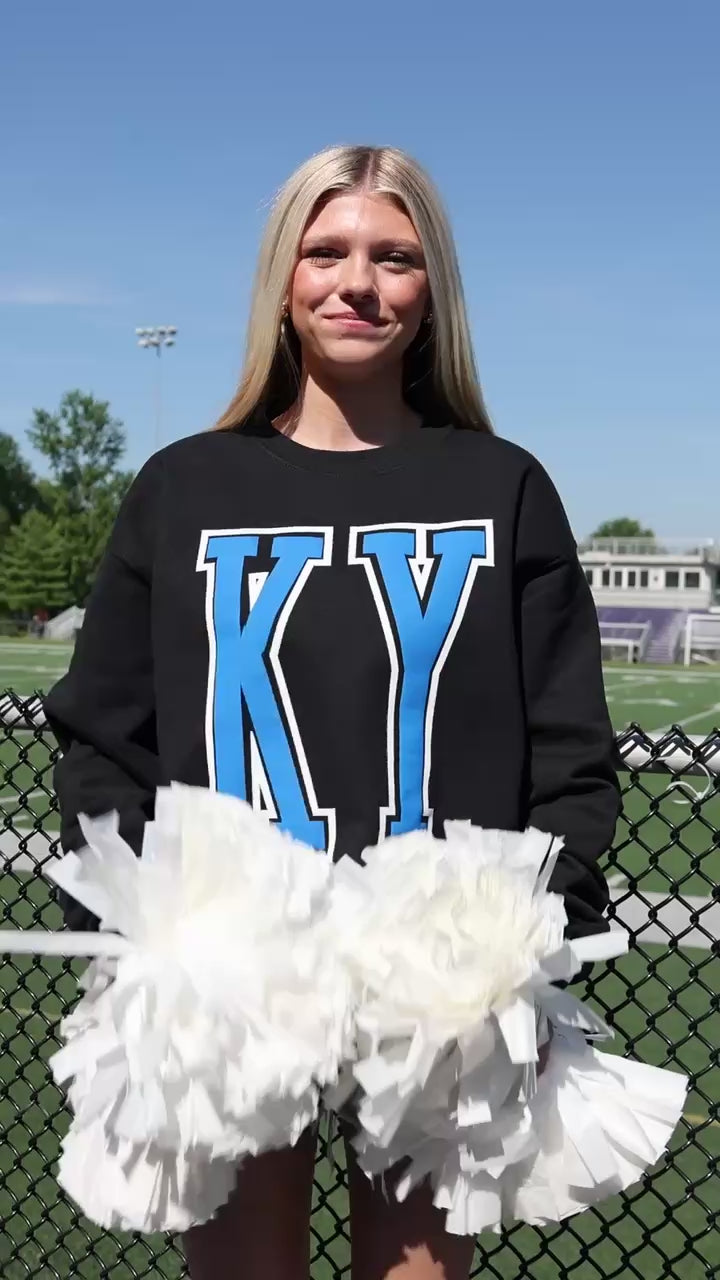 KY Puff Glitter Sweatshirt