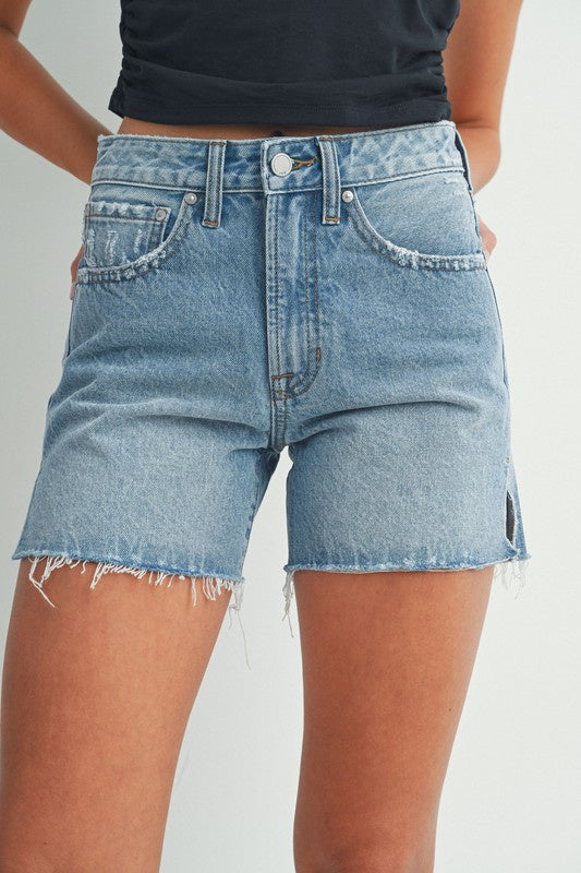 Alli High Rise Denim Short