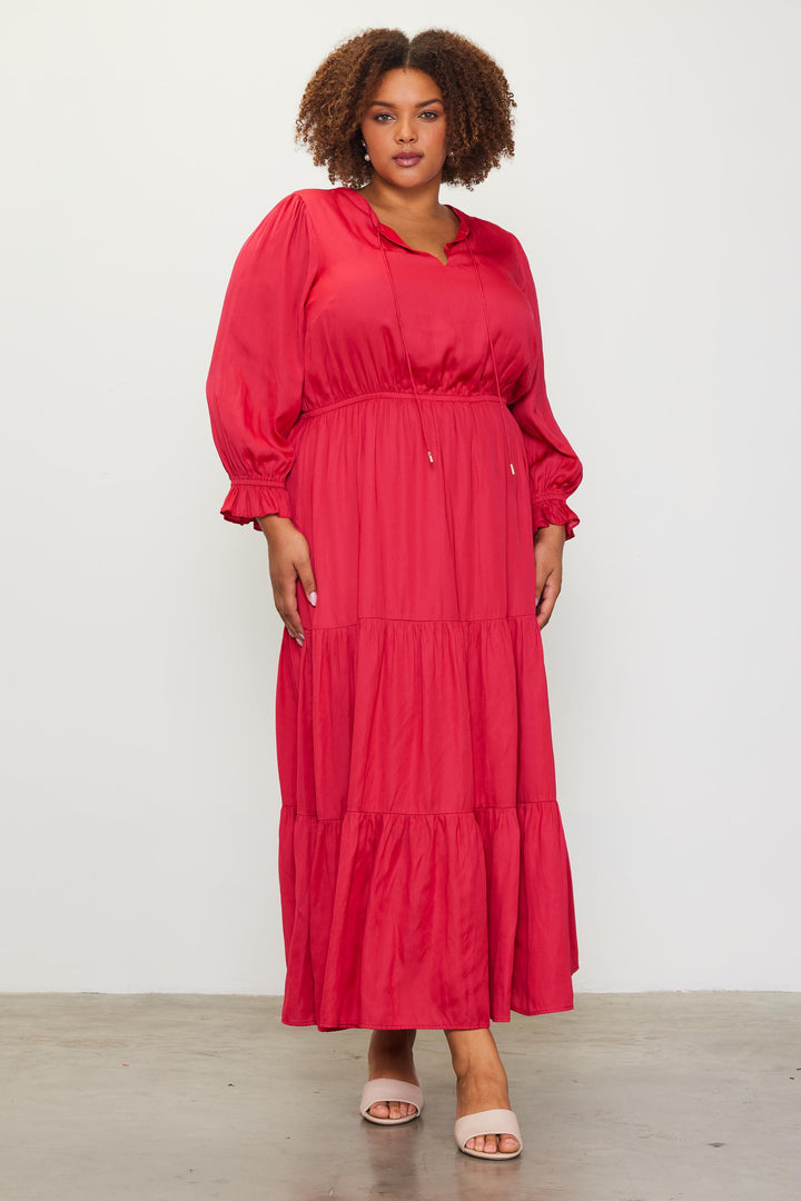 Rory Maxi Dress- Cherry (FINAL SALE)