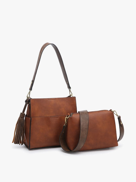 Lyla Bucket Bag - Camel/Coffee