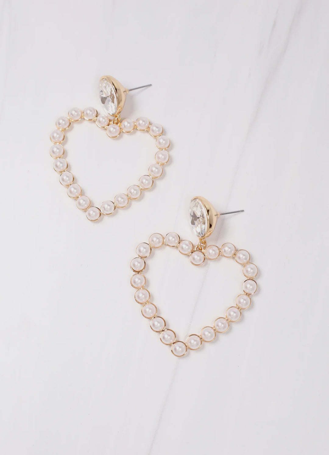 Smitten Heart Drop Earring