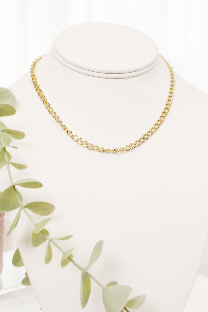 The Elliot Mini Chain Necklace- Gold Plated
