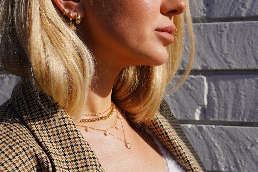 The Elliot Mini Chain Necklace- Gold Plated
