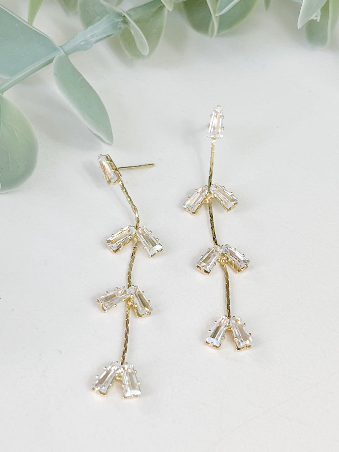 Lindley Crystal Drop Earrings