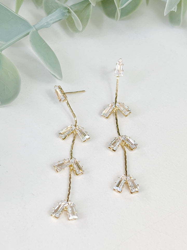 Lindley Crystal Drop Earrings