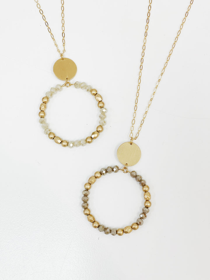 Bead Circle Necklace