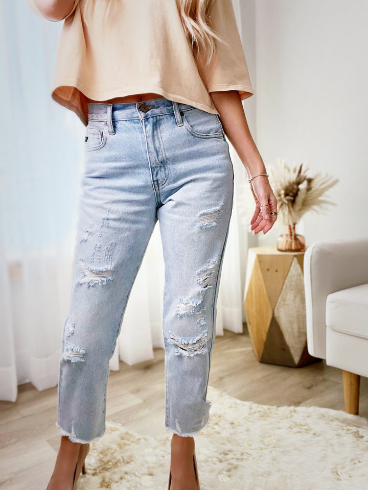 Wishful Thinking High Rise Straight Jean (FINAL SALE)