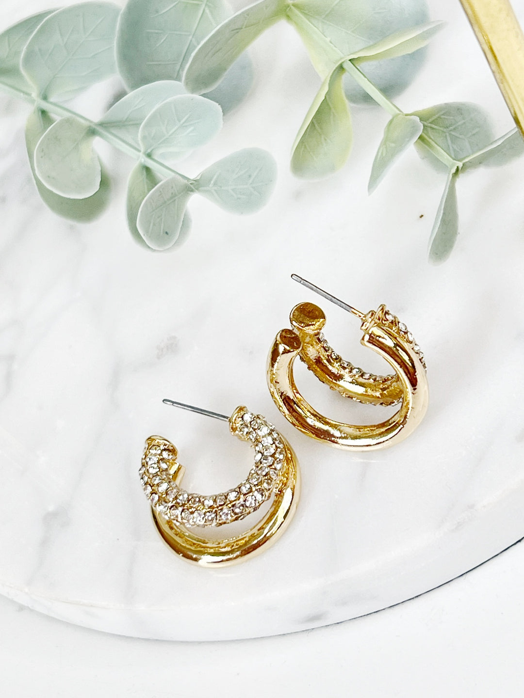 Seeing Double Crystal Hoops
