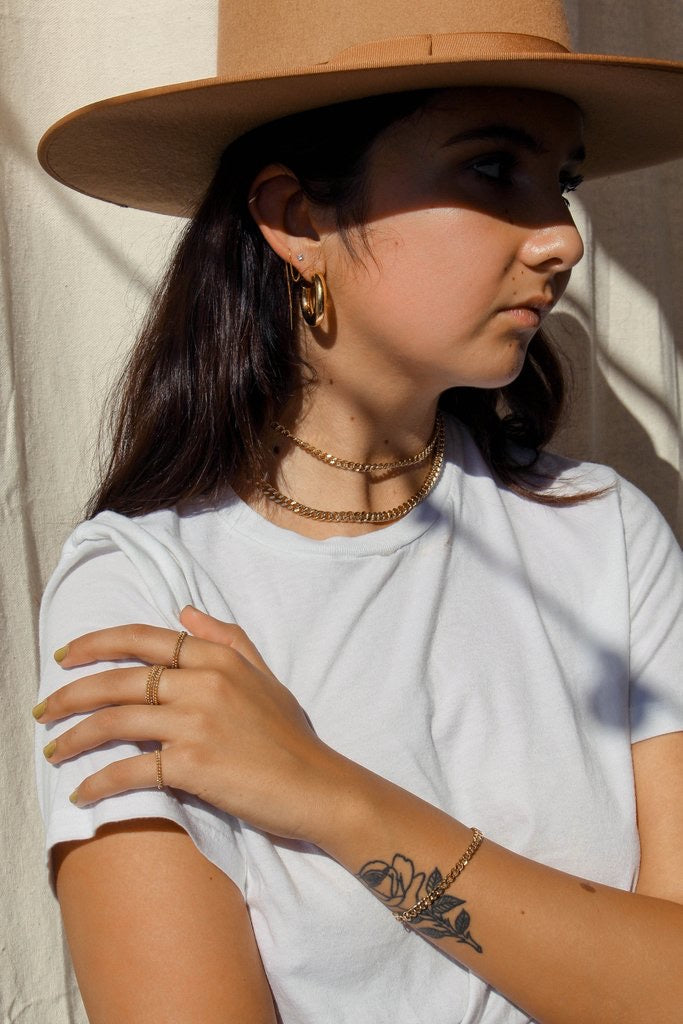 The Elliot Mini Chain Necklace- Gold Plated